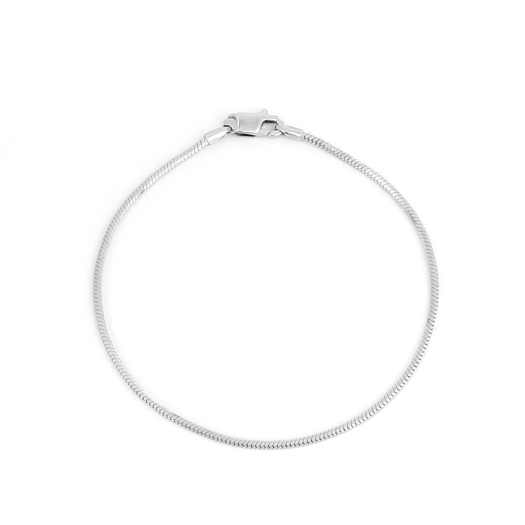 Thin Bracelet (B7)｜Silver925の細身シルバーブレスレット | Wanna