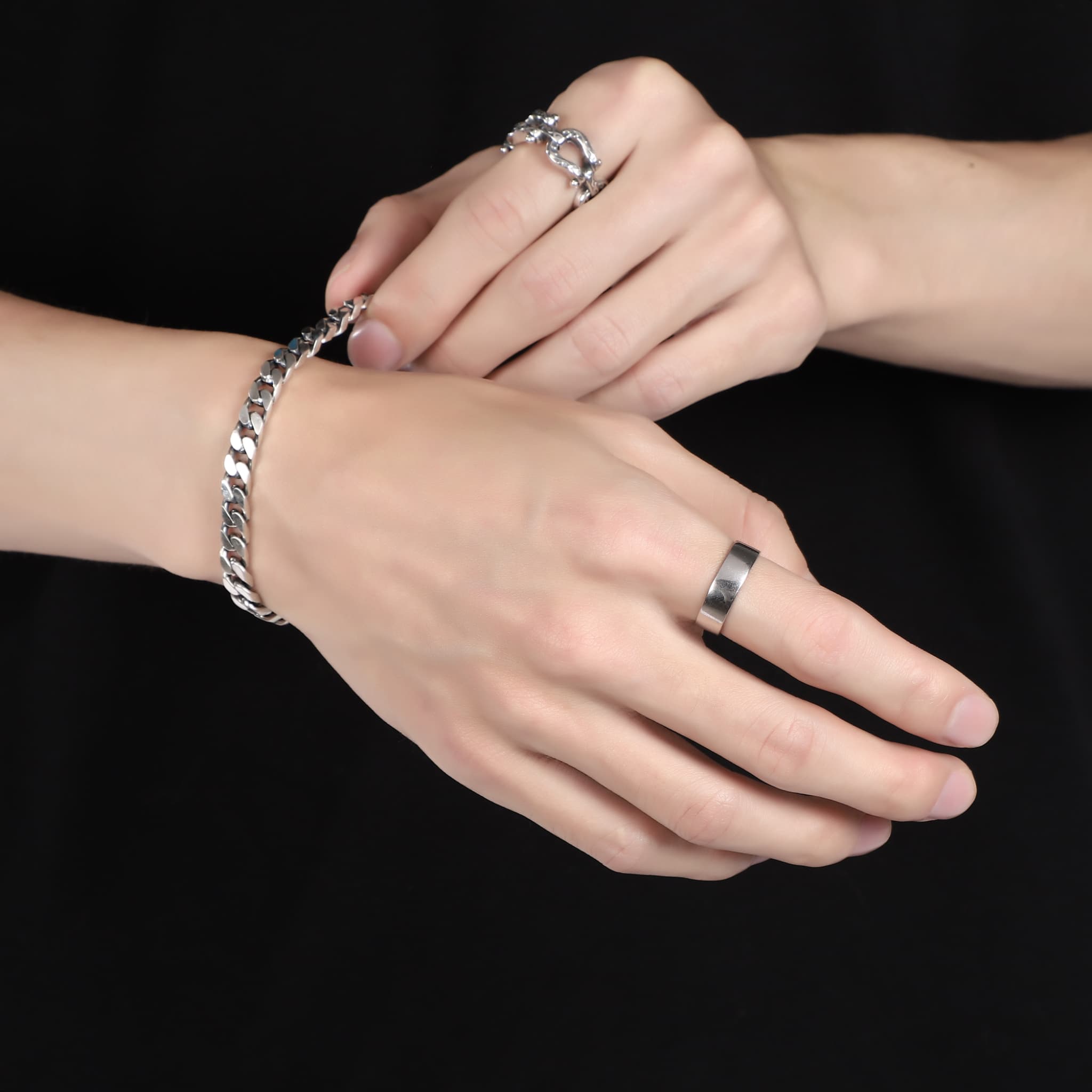 【サイズオーダー用】ハンドメイド　plain ring simple ring (R9) – Wanna