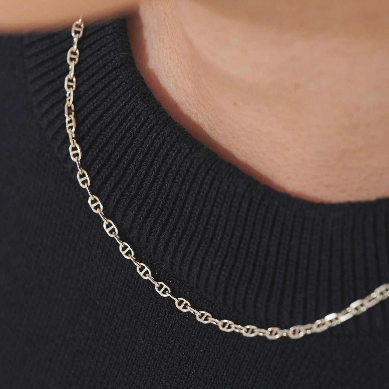anchor chain necklace (N10)