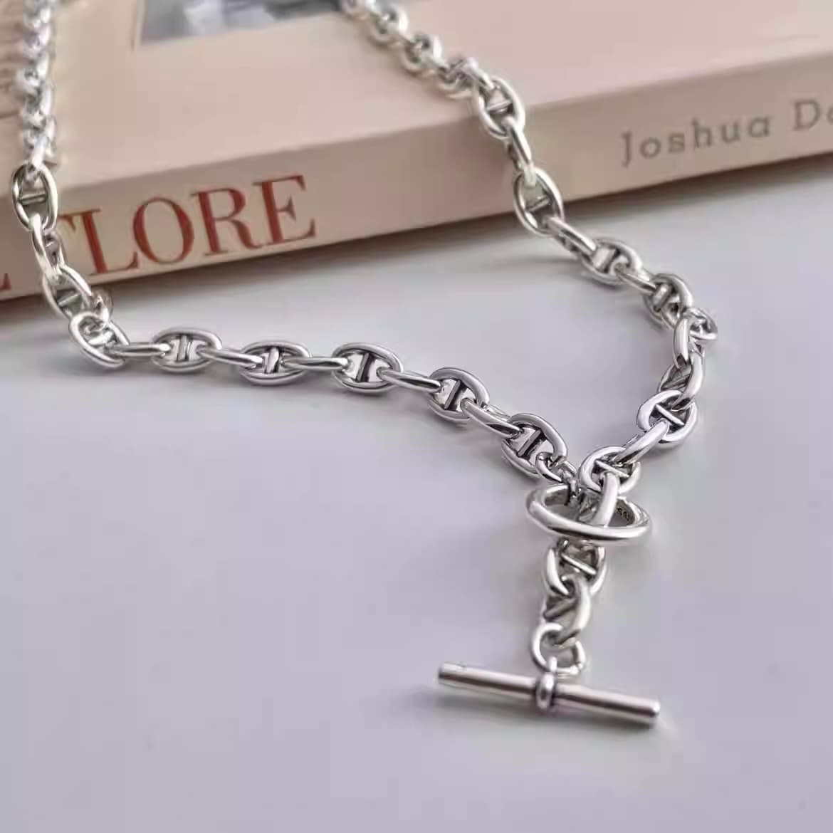 anchor chain necklace (N23)